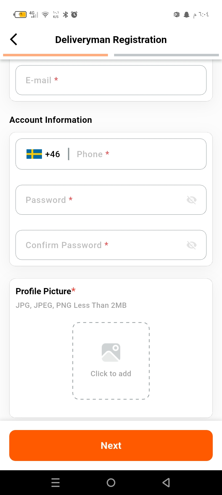 شاشة النظام 23
