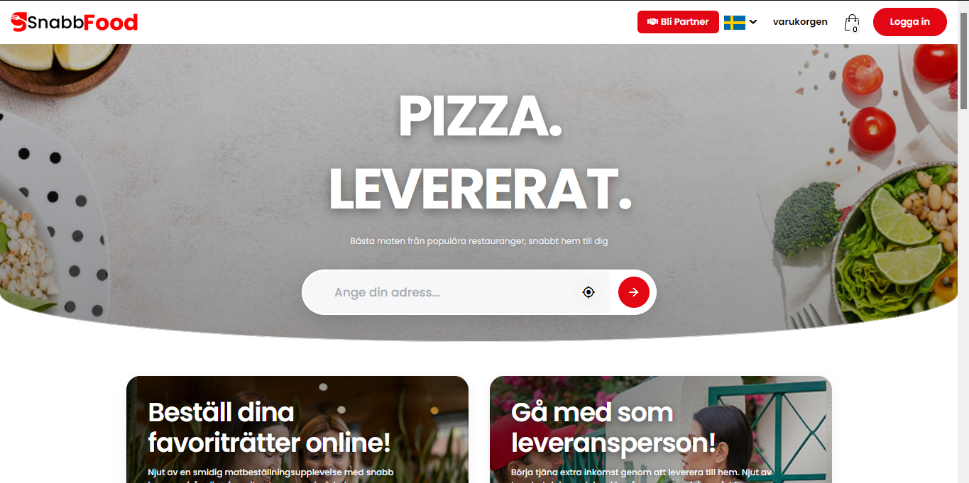 Snabbfood Sweden Platform